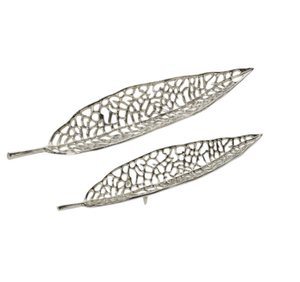 Bandejas de Metal de Aluminio Fundido Ecológicas con Forma de Hoja, Niqueladas, con Diseño Personalizado - Niqueladas - Product Image 6