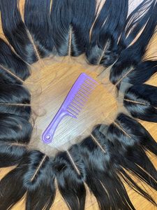 Perruque de cheveux humains vierges vietnamiens cheveux bruts lâches transparents HD Lace Frontal Closure - Product Image 6