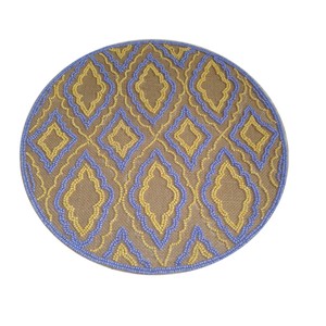 New Design Glass Beaded Cut Out Placemats Gold Placemats - Product Image 4