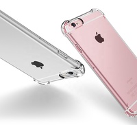 Étui antichoc transparent de luxe pour iPhone 5G 6G 7G 8G SE SE2 X XS Max XR 17 16 15 14 11 Pro Max 12 13 Housse en silicone souple