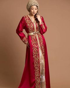 DESIGNER---COLORFUL--EMBROIDERY de DABKA, cuentas de cristal, piedra de vidrio que funciona en un COLOR hermoso CAFTAN--DRESS @ 2021 - Product Image 1