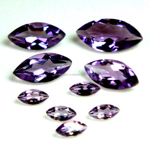 Ametiste violette 100% naturelle, pierre semi-précieuse en vrac, forme coussin, taille facettée, qualité supérieure, vente en gros GEMFORTE INC - Product Image 3