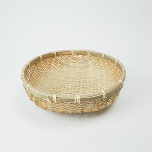 Oneup — panier de rangement rond en bambou naturel, panier de fruits tissé à la main, pour rangement à domicile, vente en gros - Product Image 1