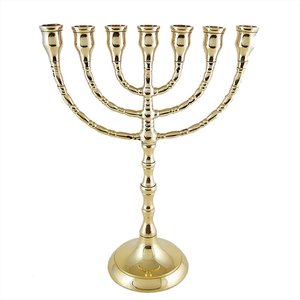 BRASSWORLD INDIA's Handmade Elegant <b>Brass</b> and Brown Metal <b>Candlestick</b> Holder Tall Home Decor with Ins Style - Product Image 4