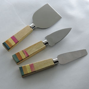 Resin made handle & Stainless Steel with silver plated of cheese knife set Cheese tools Kitchen utensils Dinnerware Cutlery - Product Image 4