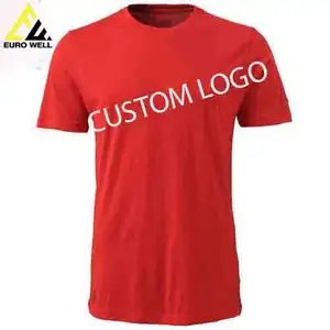 Custom Slim Fit 3d Foam Print 100% Katoen Hoge Kwaliteit Heren Poff Print T-Shirts