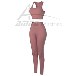 Ropa deportiva de LICRA y poliéster para mujer, conjunto de Yoga a precio asequible - Product Image 5