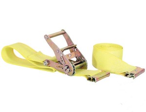 2 "4000LBS Polyester E-Track Ratchet Straps Tie Strap Spring E-Fittings Sangle De Roue Cliquet pour une fixation efficace des roues - Product Image 6