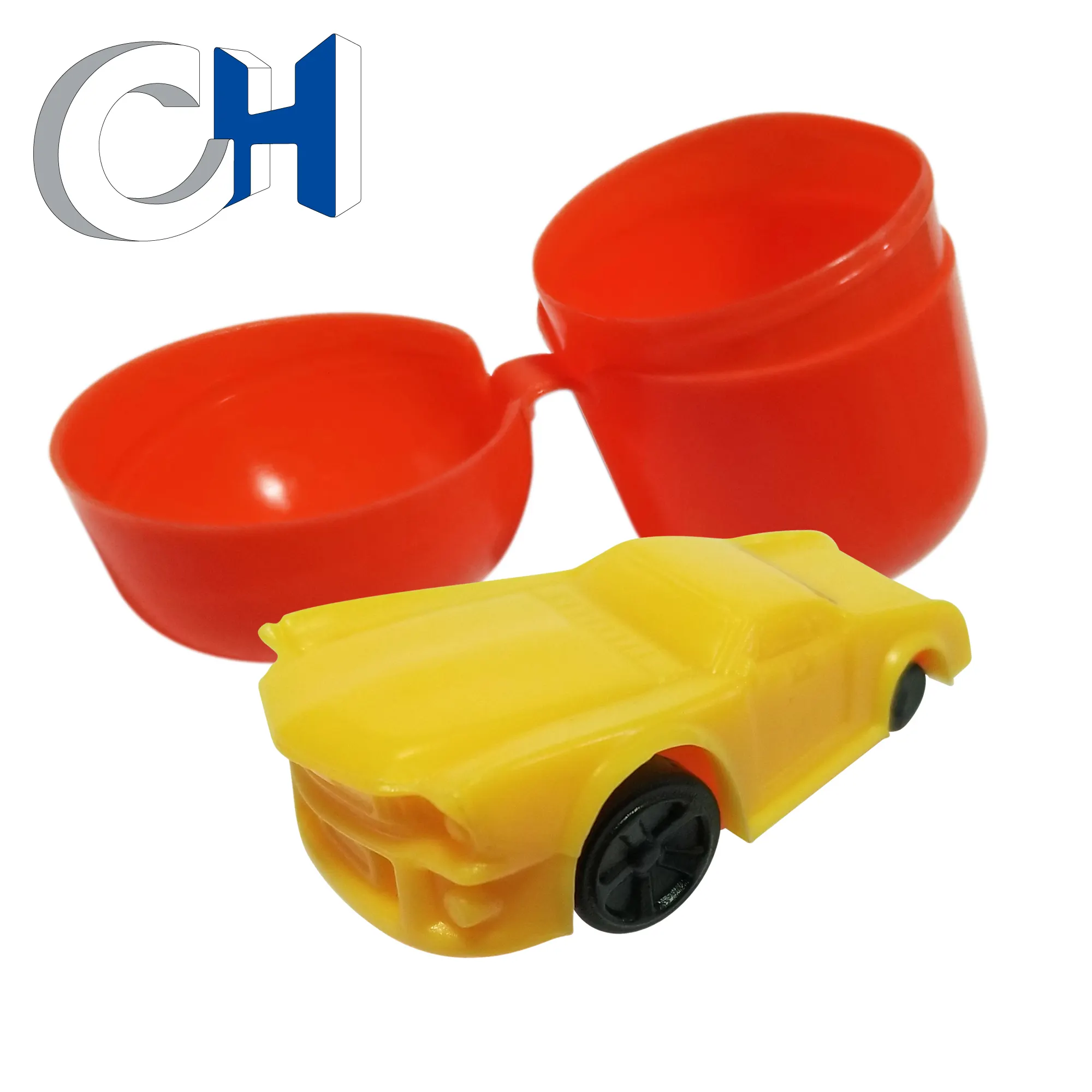Populaire Stijlvolle 4Cm Geel Plastic Auto 'S Verrassing Vreugde Speelgoed