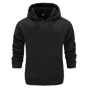 เสื้อฮู้ดผู้ชายโอเวอร์ไซส์ผ้า100% มีฮู้ดผ้าฝ้ายฟอกสีแบบวินเทจ - Product Image 1