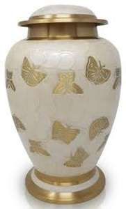 โกศสีฟ้าสำหรับงานศพผู้ใหญ่ทำจากโลหะอลูมิเนียมโกศสำหรับเผาศพสำหรับผู้ใหญ่ที่สวยงาม - Product Image 3