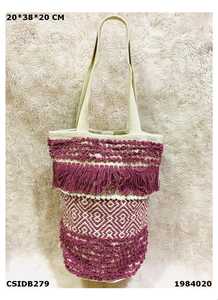 Sacs de courses faits à la main en fibre de banane, fabriqués à partir de fibre de banane naturelle, taille 16*12 pouces - Product Image 4