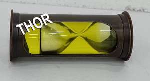 Minuterie de sable horloge de sable noir Antique minuterie décorative décoration de la maison minuterie de sable acrylique décoration de la maison - Product Image 3