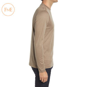 Camiseta de manga larga de rendimiento para hombre Camiseta de manga larga personalizada Diseño en blanco personalizado Camiseta de longitud completa de ajuste estándar - Product Image 3