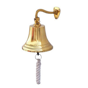 Beautiful Luxury Modern New Arrival Hot Selling 2025 <b>Small</b> Medium Large Brass Nautical Ships <b>Bell</b> Nautical Ships <b>Bell</b> - Product Image 4
