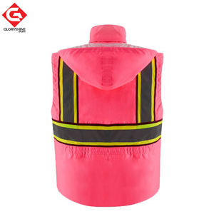 Chaleco DE SEGURIDAD reflectante de alta visibilidad con tiras reflectantes Chaleco de trabajo de construcción al aire libre Chaleco de trabajo de seguridad de calidad estándar - Product Image 2