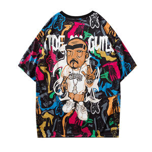 low moq street wear for mens clothing urban unique design street wear 2020 fashion tshir - Product Image 5