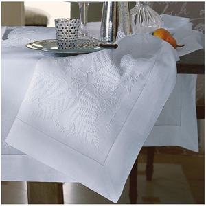 Nappe de Table blanche brodée en lin, nappe de luxe, en lin, décoration de haute qualité, pour maison, hôtel et Restaurant, pièces - Product Image 2