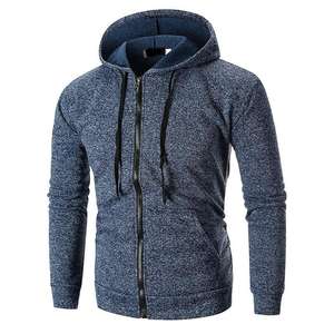 New wholesale different Style Fashion Plain Mens Sports <b>Cardigan</b> <b>Hoodie</b> - Product Image 5