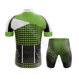 Ensemble de cyclisme en Jersey/polaire, pantalon à bretelles, uniforme de vélo, collection hiver 2022 - Product Image 6