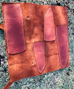 Ensemble de couteaux de cuisine en acier Damas faits à la main sur mesure pour offrir des cadeaux de Noël - Product Image 4