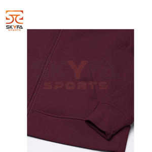 Custom backwoods 100% fleece women brushed back reverse fleece hoodies with contrast stitch women hoodie pullover - Product Image 2