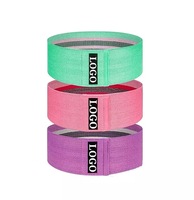 Juego de Bandas de Resistencia de 3 Piezas con Logotipo Personalizado de Alta Calidad, con Tamaños, Colores y Empaque Personalizados