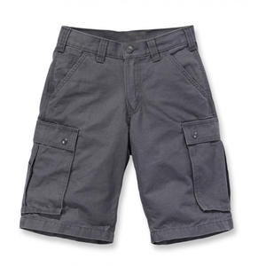 Short Cargo d'été pour homme avec multi-poches à séchage rapide Vêtements d'extérieur décontractés à motif solide écologique - Product Image 3