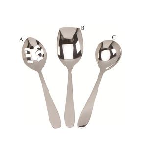 Cuchara de servir duradera de acero inoxidable sólido respetuosa con el medio ambiente con logotipo personalizado para obsequios Utensilio de metal Premium - Product Image 2