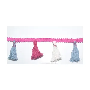 Tassel Fringe for Home Decoration Bulk Supplier And Manufacture By Refratex India Made in India for Best Quality And Low Price