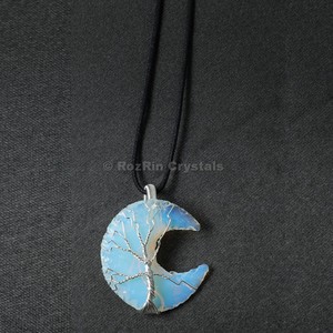 แถมออนไลน์ Opalite Moon Tree Of Life Wrap จี้: Opalite Moon Tree Of Life Wrap จี้สำหรับขาย - Product Image 1