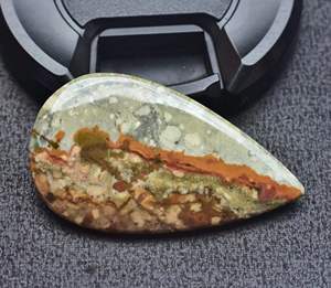 แจสเปอร์หินโมราสำหรับทำเครื่องประดับ,แจสเปอร์ Cabochon ภาพธรรมชาติแบบอเมริกัน - Product Image 5
