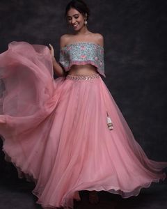 Lahenga choli-Blusa de seda de terciopelo para mujer, blusa femenina de seda con bordado de terciopelo, estilo lahenga choli, precio al por mayor - Product Image 6