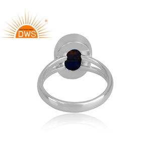 Oval Cut 925 Sterling Fine Silver Women's <b>Ring</b> Jewelry Wholesaler Natural Copper <b>Lapis</b> <b>Lazuli</b> Gemstone Handmade <b>Ring</b> Jewelry - Product Image 4