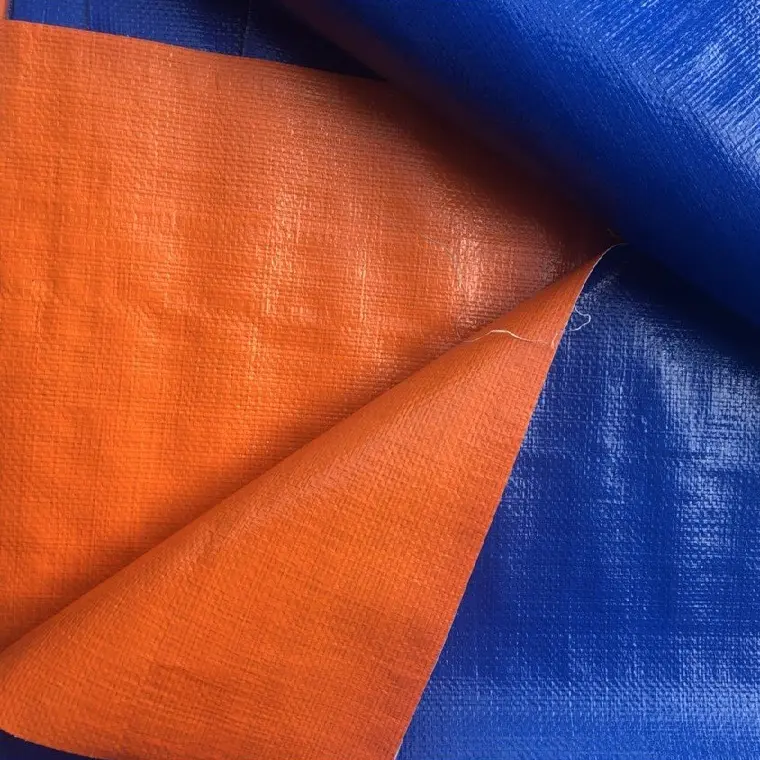 Tissu en toile imperméable à l'eau, bâche en PE Vietnam, couleur et taille personnalisés