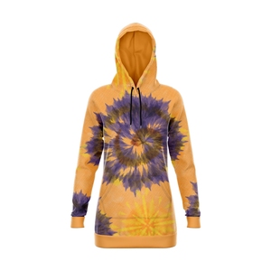 Nueva moda para mujer, sudaderas con capucha de invierno de gran tamaño, forro polar largo con capucha para mujer, a prueba de viento, de talla grande, estampado sublimado, venta al por mayor - Product Image 1