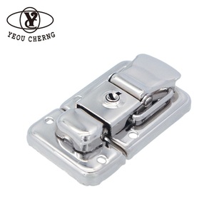 Controlador duradero para teclado de DJ, funda de transporte con cerraduras, hardware con gran bloqueo de níquel chapado HC252, Fuerte seguridad, certificado a la moda - Product Image 1