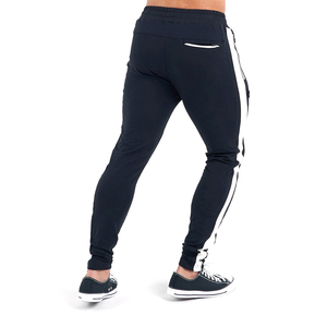 2021 nouveauté hommes décontracté coton pantalons de survêtement taille moyenne 4 voies Stretch entraînement Joggers OEM Service disponible - Product Image 2