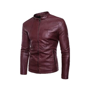 Slim Fit los hombres dean chaquetas de cuero para Biker de 10 de alta calidad chaqueta de cuero de los hombres de moda Top chaquetas de cuero - Product Image 4