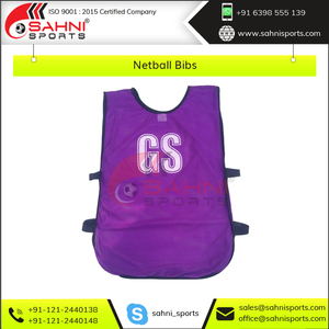 Hợp Đồng Sản Xuất Bán Buôn Front & Back <span class=keywords><strong>In</strong></span> Netball Yếm Thiết Lập Từ Ấn Độ - Product Image 6