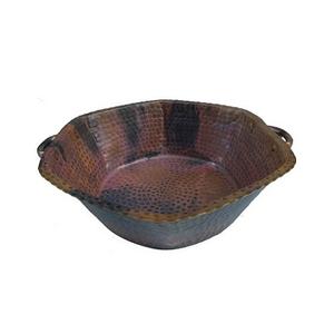 Bol à pédicure en cuivre martelé de qualité supérieure, taille et forme personnalisées, bol à manucure et pédicure à bas prix - Product Image 2