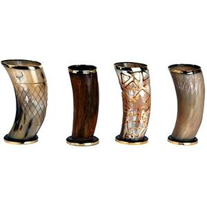 Vidrio de cuerno de tamaño personalizado hecho a mano de lujo listo en forma de cuerno Martini cóctel cuerno vidrio para la venta producto - Product Image 2