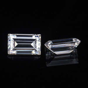 คริสตัลควอตซ์ใสธรรมชาติตัดเหลี่ยมเพชรพลอยหลวมแบบ4X8mm "ขายส่งราคาโรงงาน" | คริสตัลธรรมชาติ - Product Image 1