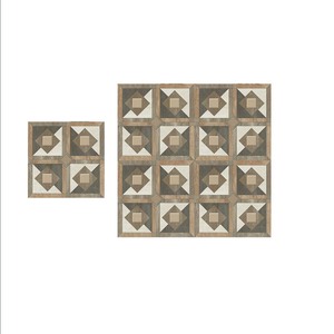 Carreaux de sol en céramique de couleur foncée, aspect naturel, 40x40cm - Product Image 4