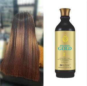 Tratamiento Capilar de Queratina y Proteína Dorada <span class=keywords><strong>PRO</strong></span> TECHS, Resultados en 6 Meses, Cabello Liso y Fuerte, para Cabello Afro - Product Image 1