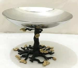 Cuenco metálico elegante para servir frutas, para el hogar, Hotel, restaurante, con acabado de plata, diseño moderno, plato de ensalada de Metal y cuencos de plato - Product Image 5