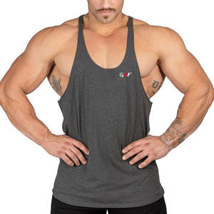 GAF Custom Stringer Gym Vest Fitness <b>Singlet</b> Workout Muscle Bodybuilding <b>Mens</b> Tank Top - Product Image 2