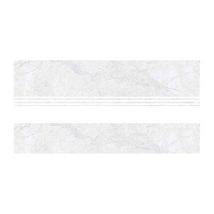 Blanc couleur poli en céramique escalier étape tuiles S-300x1200mm, R-200x1200mm - Product Image 1