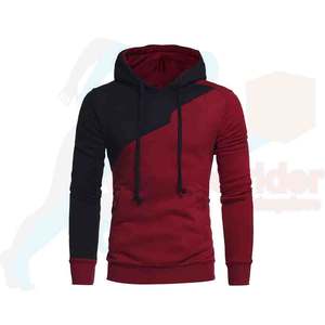 Sudadera con capucha de invierno sólida de ganchillo bordada con logotipo personalizado OEM para hombres con impresión digital - Product Image 2
