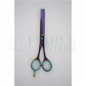 Tijeras para adelgazar el cabello con extremo romo, mango de acero inoxidable, instrumentos de belleza de Color liso, hoja de afeitar, tijeras de corte quirúrgico - Product Image 3